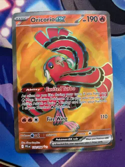 Oricorio ex 110/094 ME02: Phantasmal Flames Ultra Rare Pokemon Card - Image 1