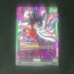 Turles FB08-049 Leader Alternate Art Saiyan's Pride Dragon Ball English Card - Image 4