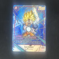 Son Goten FB08-121 SCR Alternate Art Saiyan's Pride Dragon Ball English Card - Image 1