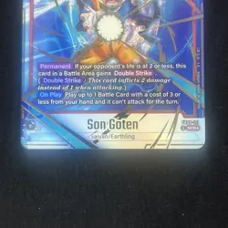 Son Goten FB08-121 SCR Alternate Art Saiyan's Pride Dragon Ball English Card - Image 3
