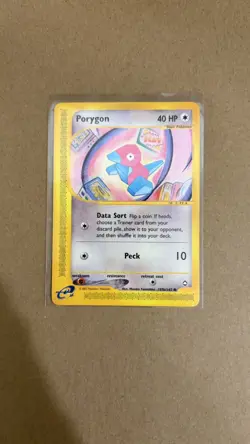 Porygon 103b/147 Aquapolis Common English Pokemon Card - LP Non Holo - Image 1
