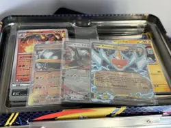 Pokemon Card Lot 80+ Cards | Lunch Box, Stickers, Binder, EX | Used-LikeNew - Image 4