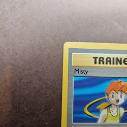 Misty 102/132 Pokemon Gym Heroes Regular Rare Card - LP - Image 2