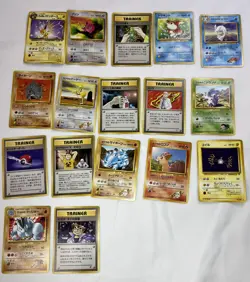 Lot Of 17 Vintage Japanese Pokemon Common Cards Nm/m - Image 1