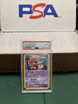 Pokemon TCG: 2005 Slowking Holo, #14/115 Unseen Forces Holo Card, PSA 8 NM-MT - Image 1