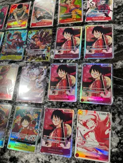 36x ONE PIECE CARD LOT Monkey D Luffy Zoro 3rd treasure Gear 5 Shanks promo Pica - Image 1