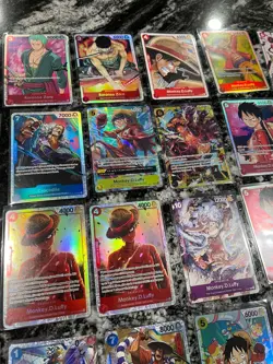 36x ONE PIECE CARD LOT Monkey D Luffy Zoro 3rd treasure Gear 5 Shanks promo Pica - Image 3