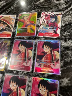 36x ONE PIECE CARD LOT Monkey D Luffy Zoro 3rd treasure Gear 5 Shanks promo Pica - Image 4