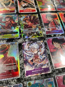 36x ONE PIECE CARD LOT Monkey D Luffy Zoro 3rd treasure Gear 5 Shanks promo Pica - Image 5