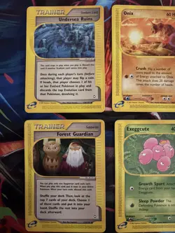 Pokemon Cards Aquapolis 7 Card Lot - LP/MP - Cubone, Chansey, Onix, Spinarak - Image 2