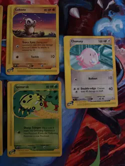 Pokemon Cards Aquapolis 7 Card Lot - LP/MP - Cubone, Chansey, Onix, Spinarak - Image 3