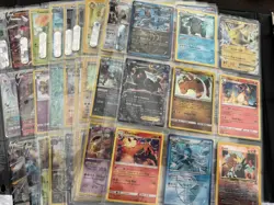 Binder Full 81 Pokemon Cards Vintage HOLO/ Reverse Collection Lot Charizard - Image 1