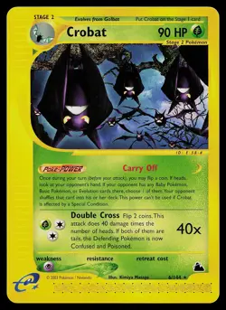Pokemon Card - Crobat Skyridge 6/144 Rare Non-Holo - Image 1