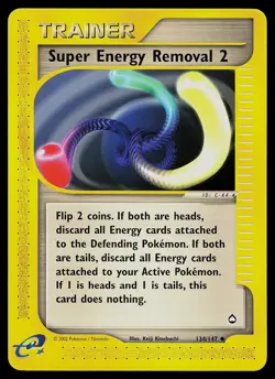 Pokemon Card - Super Energy Removal 2 Aquapolis 134/147 Uncommon - Image 1