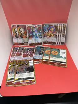 One Piece TCG Lot All Foil All Red Rare Common Uncommon Event Robin 98 Card - Image 3