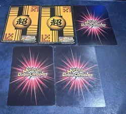 Dragon Ball Z Carddass Lot Of 6 Cards PRISM HOLO TCG BANDAI 2006 (US SELLER) - Image 2