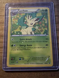 Pokemon Leafeon BW87 Promo Holo Card - Image 1