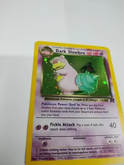 Dark Slowbro - 12/82 - Pokemon Team Rocket Unlimited Holo Rare Card WOTC Nm/Flaw - Image 2