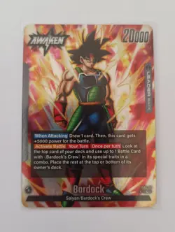 DBS Dragon Ball Fusion World FS05-01 Bardock Leader Trading Card - Image 1