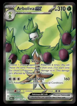 Pokemon Cards Arboliva ex 207/182 Destined Rivals Ultra Rare NM - Image 1