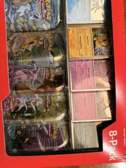 Pokemon TCG Prismatic Evolutions Mini Tins 8-Pack w/ Promo Cards Brand New - Image 3