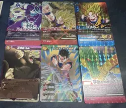 Dragon Ball Z Carddass Lot Of 6 Cards PRISM HOLO TCG BANDAI 2006 (US SELLER) - Image 1