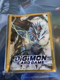 60 Digimon TCG Official Imperialdramon Dragon Mode Card Sleeves Adventure Box 02 - Image 1