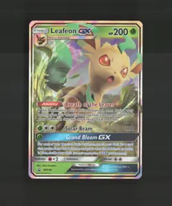 Leafeon GX SM146 Sun & Moon Black Star Promo Holo Pokemon Card - Image 2