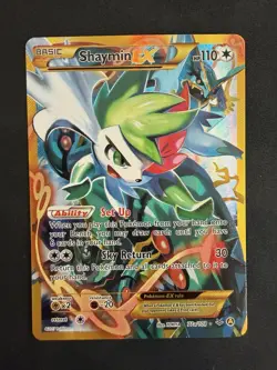 Pokemon Shaymin EX 077a/108 Alternate Art Holo Card Near Mint - Image 1