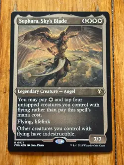 Sephara, Sky's Blade - Commander Masters - MTG - FOIL - 0471 - Image 1