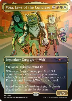 1x Voja, Jaws of the Conclave - Rainbow Foil NM-Mint, English Secret Lair MTG Ma - Image 1