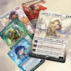Secret Lair - Li'l'er Walkers - NON-Foil Narset, Parter of Veils Elspeth MTG - Image 1