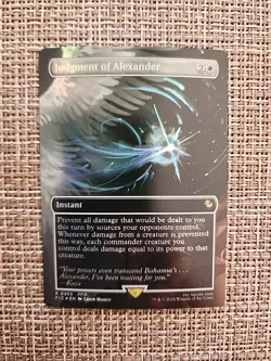 Judgment of Alexander (Borderless) Commander: Final Fantasy Foil - Image 1