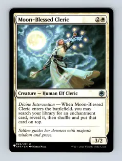Moon-Blessed Cleric The List Reprints Non-Foil MTG NM - Image 1