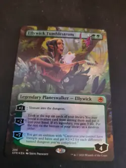 Ellywick Tumblestrum (Borderless FOIL) Adventures in the Forgotten Realms NM MTG - Image 1