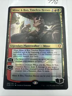 MTG Minsc & Boo, Timeless Heroes *FOIL* Battle for Baldur's Gate 285 NM - Image 2