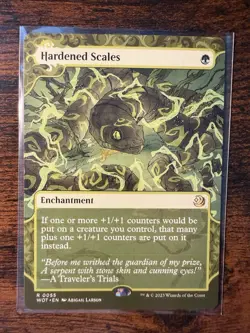 MTG - Wilds of Eldraine: Enchanting Tales - Hardened Scales Rare - 55 - NM/Mint! - Image 1