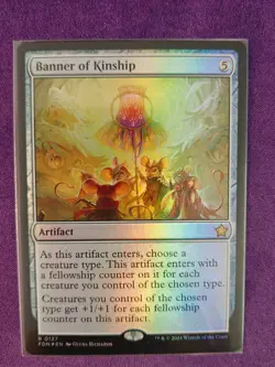 Magic The Gathering MTG - Banner of Kinship Foil - Foundations - Image 1