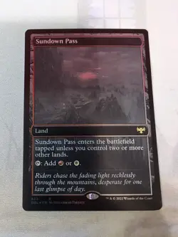 MTG - Sundown Pass - Black & White Foil - Innistrad: Double Feature - Image 3