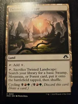 Twisted Landscape 0232 Common Modern Horizons 3 Magic: The Gathering - Image 1