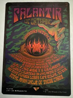 Palantir of Orthanc (Borderless Poster) MTG Universes Beyond: Lord of the Rings - Image 1