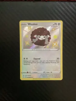 Wooloo #SV103/SV122 - Pokemon Shining Fates SWSH Shiny Rare Card - NM - Image 1