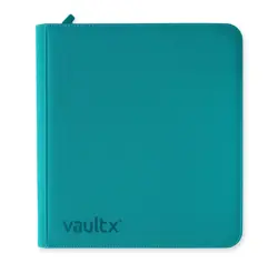 Vault X Ocean Blue 12 Pocket Exo-Tec Zip Binder - New - VaultX - Pokemon Binder - Image 1