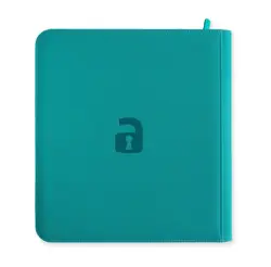 Vault X Ocean Blue 12 Pocket Exo-Tec Zip Binder - New - VaultX - Pokemon Binder - Image 3