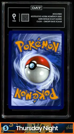 2025 POKEMON MEGA EVOLUTIONS BLACK STAR PROMO #005 DRIFLOON HOLO TAG 9 - Image 2