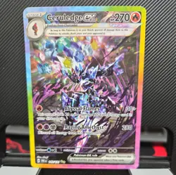 2025 Pokemon S&V Prismatic Evolutions Ceruledge ex Holo Secret Rare #147/131 - Image 1