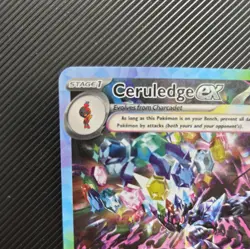 2025 Pokemon S&V Prismatic Evolutions Ceruledge ex Holo Secret Rare #147/131 - Image 2