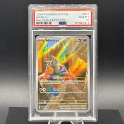 2024 POKEMON SVP EN-SV BLACK STAR PROMO #075 MIMIKYU PSA 10 - Image 1