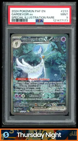 2024 POKEMON SV PALDEAN FATES - #233/091 GARDEVOIR EX SPECIAL ILLUSTRATION PSA 9 - Image 1