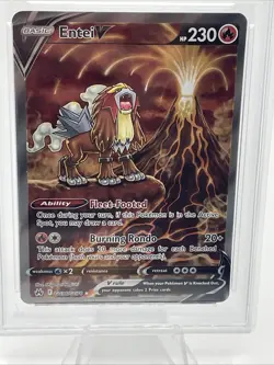 2023 Pokemon Entei V GG36 PSA 9 Crown Zenith Full Art Holo - Image 2
